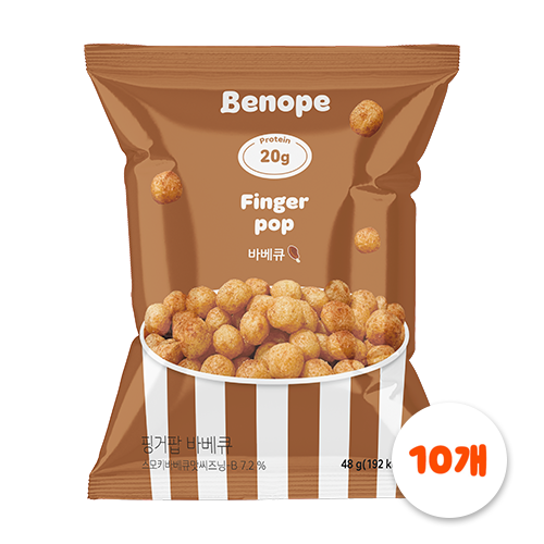 베노프 핑거팝 바베큐 10개입