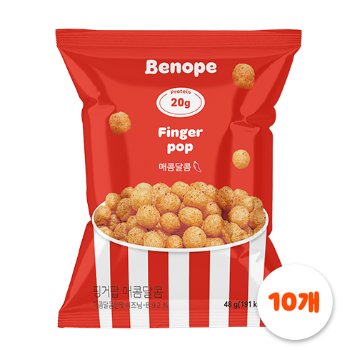 베노프 핑거팝 매콤달콤 10개입